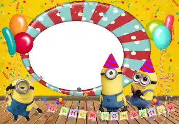 An inscription on the frame: Happy Birthday! An inscription on the frame: Happy Birthday!