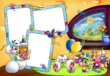 An inscription on the frame: Birthday