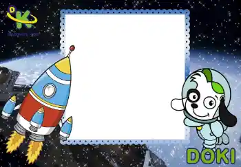 An inscription on the frame: Doki