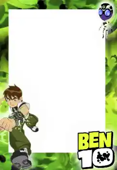 An inscription on the frame: Ben 10