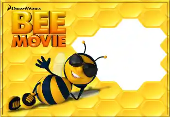 An inscription on the frame: Bee Movie An inscription on the frame: Bee Movie