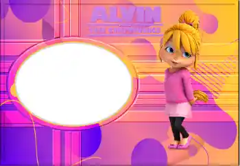 An inscription on the frame: Alvin and the Chipmunks An inscription on the frame: Alvin and the Chipmunks