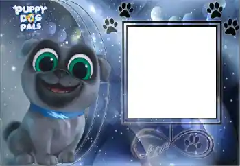 An inscription on the frame: Puppy Dog Pals An inscription on the frame: Puppy Dog Pals