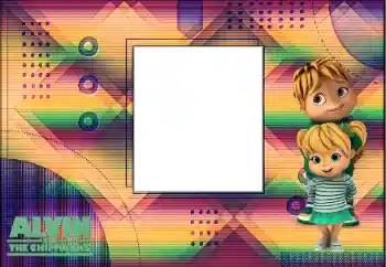 An inscription on the frame: Alvin and the Chipmunks An inscription on the frame: Alvin and the Chipmunks