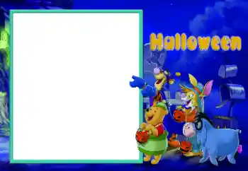 An inscription on the frame: Halloween An inscription on the frame: Halloween