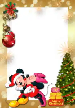 An inscription on the frame: Merry Christmas! An inscription on the frame: Merry Christmas!