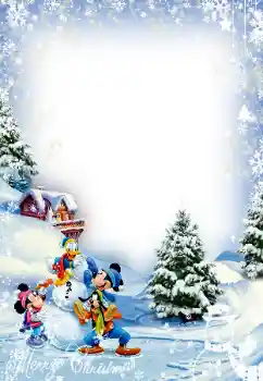 An inscription on the frame: Merry Christmas! An inscription on the frame: Merry Christmas!