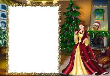 An inscription on the frame: Merry Christmas! An inscription on the frame: Merry Christmas!