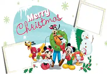 An inscription on the frame: Merry Christmas An inscription on the frame: Merry Christmas