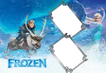 An inscription on the frame: Frozen