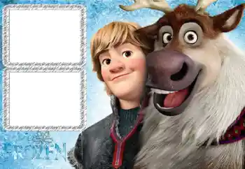 An inscription on the frame: Frozen