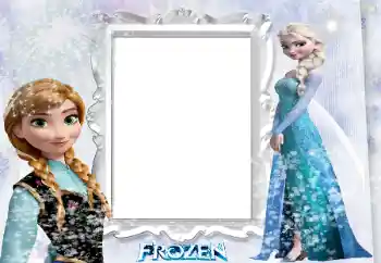 An inscription on the frame: Frozen
