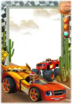 An inscription on the frame: Desert pitstop