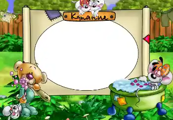 An inscription on the frame: Bathing An inscription on the frame: Bathing