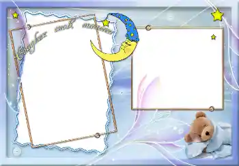 An inscription on the frame: Сладких снов, малыш. An inscription on the frame: Сладких снов, малыш.