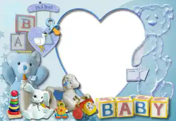 An inscription on the frame: It's a boy! BABY An inscription on the frame: It's a boy! BABY