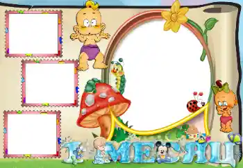 An inscription on the frame: 1 month