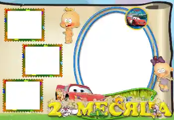 An inscription on the frame: 2 month