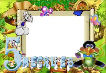 An inscription on the frame: 5 month