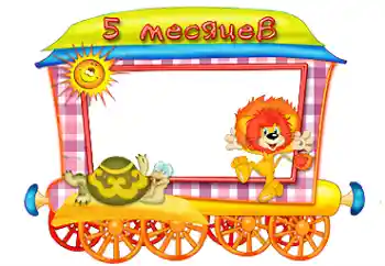 An inscription on the frame: 5 month An inscription on the frame: 5 month