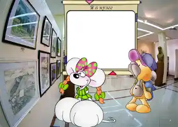 An inscription on the frame: Museum An inscription on the frame: Museum