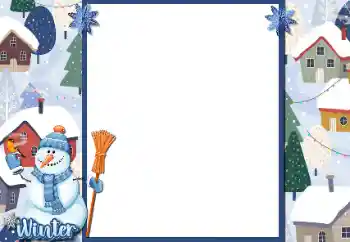 An inscription on the frame: Winter