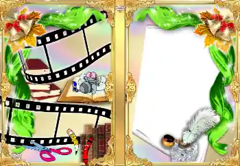 An inscription on the frame: School years An inscription on the frame: School years