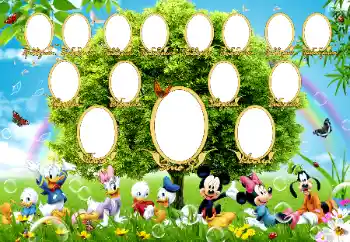 An inscription on the frame: I am. Father. Mother. Grandmother. Grandfather. Great-grandparents. An inscription on the frame: I am. Father. Mother. Grandmother. Grandfather. Great-grandparents.