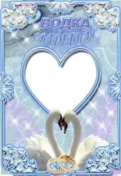 An inscription on the frame: Vodka An inscription on the frame: Vodka