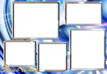 An inscription on the frame: My family