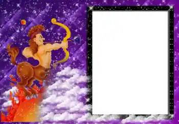 An inscription on the frame: Sagittarius