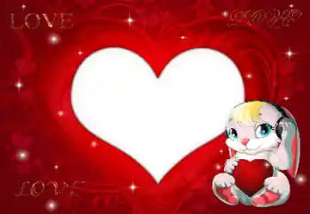 An inscription on the frame: Love An inscription on the frame: Love