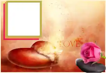 An inscription on the frame: Love An inscription on the frame: Love