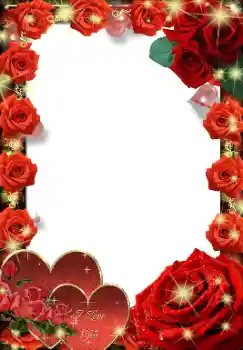 An inscription on the frame: I love you An inscription on the frame: I love you