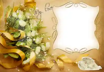 An inscription on the frame: Love An inscription on the frame: Love