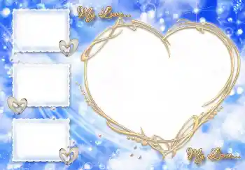 Photo effect from category Frames for Lovers № 1796. An inscription on the frame: My Love... Photo effect from category Frames for Lovers № 1796. An inscription on the frame: My Love...