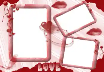 Photo effect from category Frames for Lovers № 26535. An inscription on the frame: Love