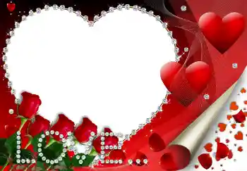 Photo effect from category Frames for Lovers № 87648. An inscription on the frame: Love