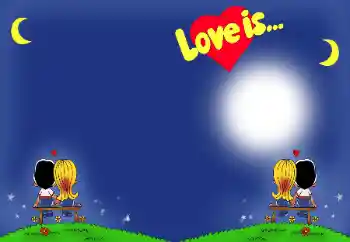 Photo effect from category Frames for Lovers № 96026. An inscription on the frame: Love is...