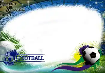 An inscription on the frame: Soccer An inscription on the frame: Soccer