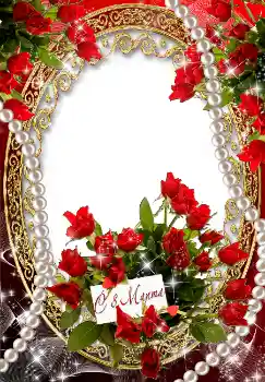 An inscription on the frame: Happy Women's Day An inscription on the frame: Happy Women's Day