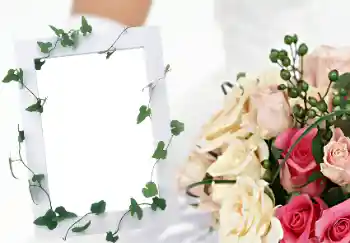 An inscription on the frame: Happy Women's Day