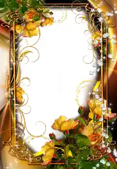 An inscription on the frame: Happy Birthday!