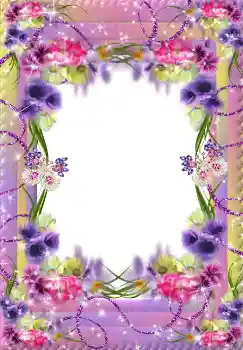 An inscription on the frame: Happy Birthday!