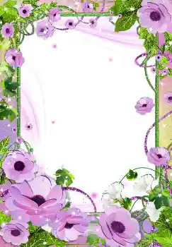 An inscription on the frame: Happy Birthday!