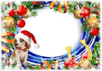 Photo effect from category New Year cards № 130007 Photo effect from category New Year cards № 130007