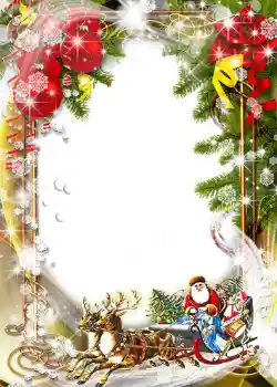 Photo effect from category New Year cards № 1451