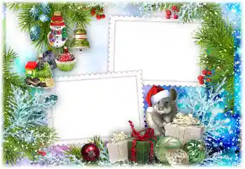 Photo effect from category New Year cards № 161979