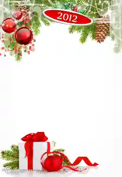 Photo effect from category New Year cards № 3309