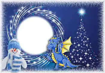 Photo effect from category New Year cards № 3323